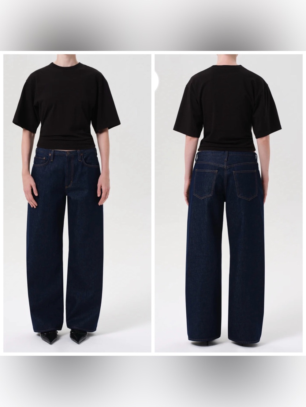 Agolde Keira Jean In Rinse Blue Size 30 Baggy